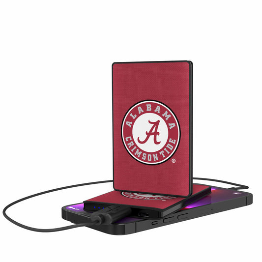 Alabama Crimson Tide Alternate Logo 2500mAh Solid Design Credit Card Powerbank