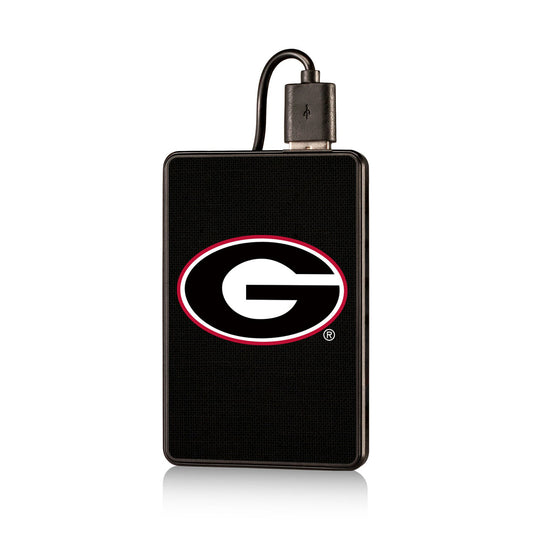 Georgia Bulldogs Primary Logo 2500mAh Solid Design Credit Card Powerbank