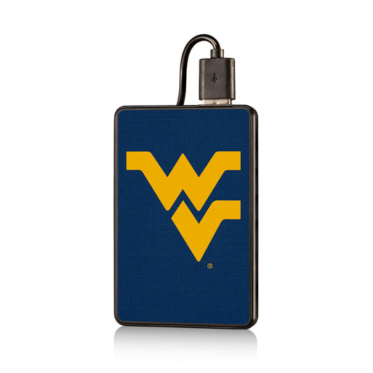 West Virginia Mountaineers 2500mAh Solid Design Credit Card Powerbank