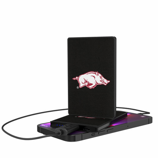 Arkansas Razorbacks 2500mAh Solid Design Credit Card Powerbank