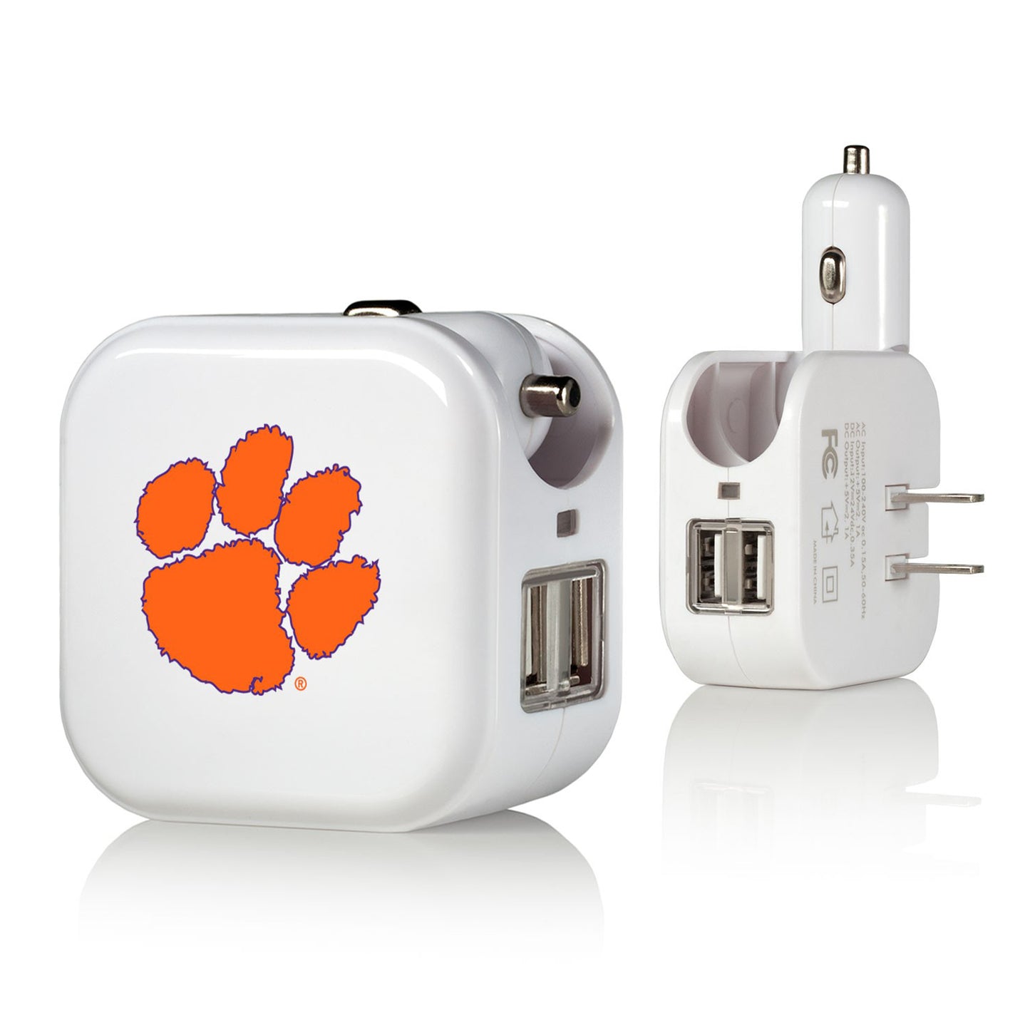 Clemson Tigers USB Charger