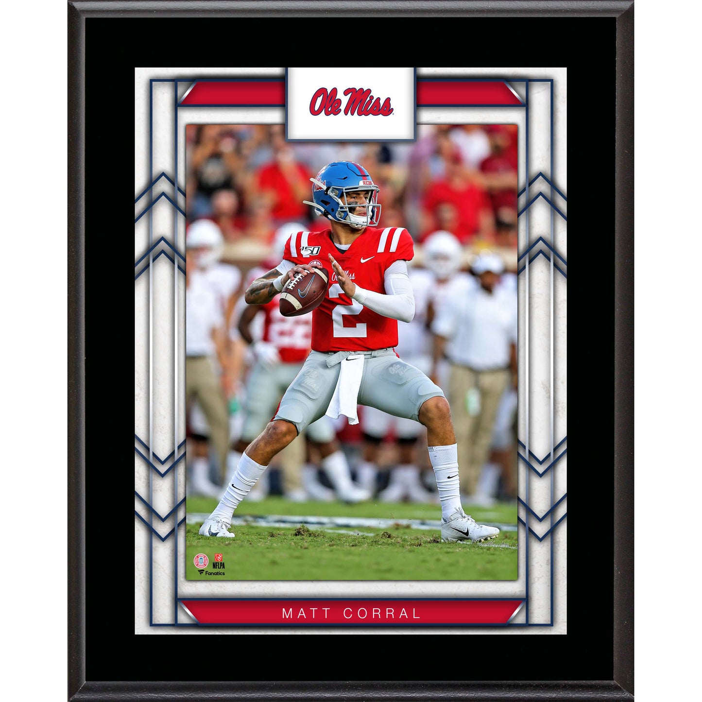 Matt Corral Ole Miss Rebels 10.5" x 13" Sublimated Player Plaque