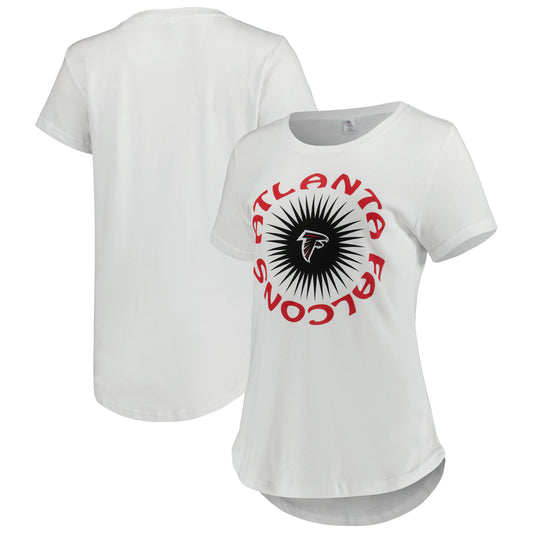 Women's White Atlanta Falcons Downtime T-Shirt