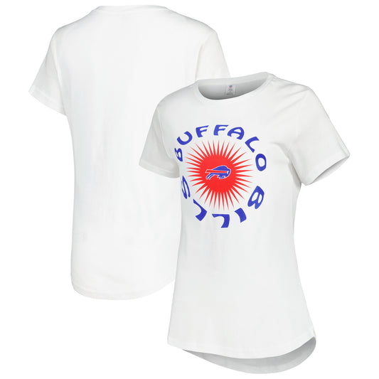 Women's White Buffalo Bills Downtime T-Shirt