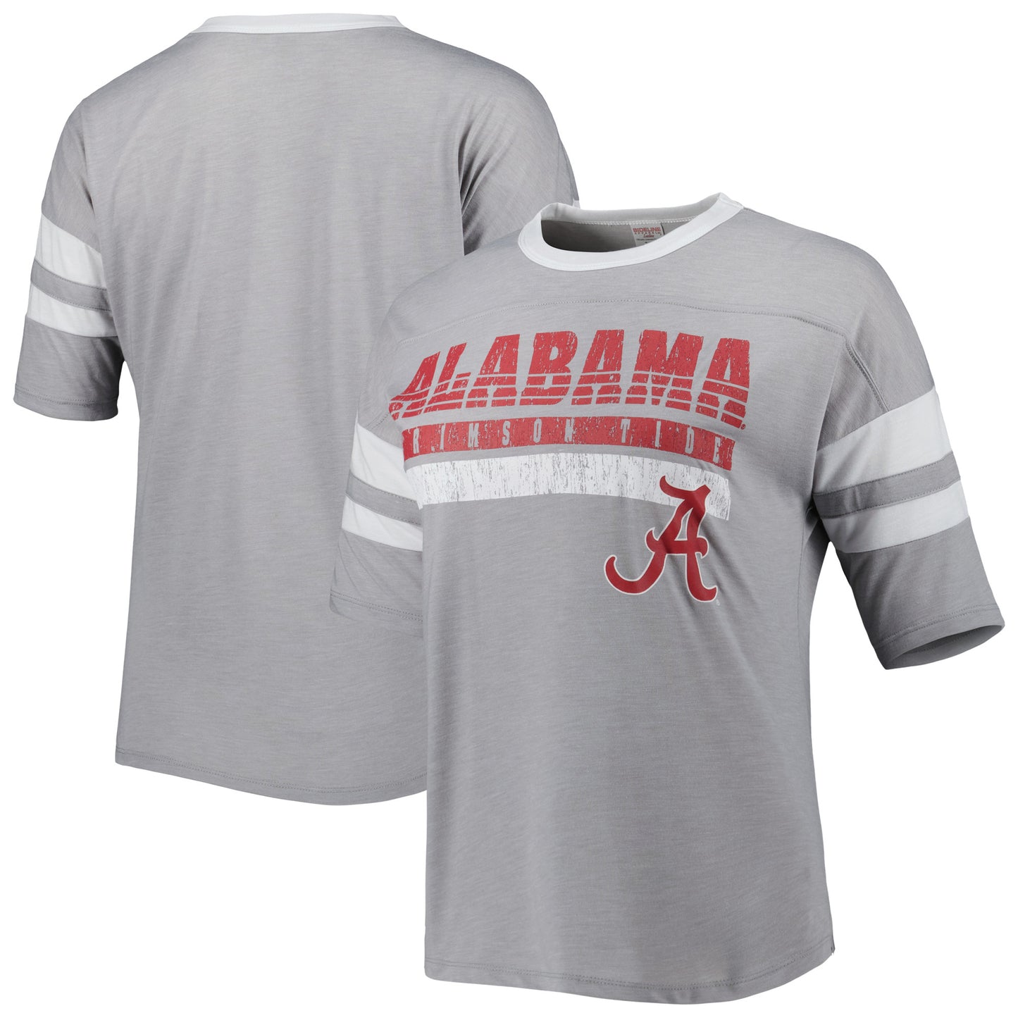 Women's Gray Alabama Crimson Tide Downtime T-Shirt