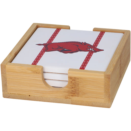 Arkansas Razorbacks Team Uniform Coaster Set