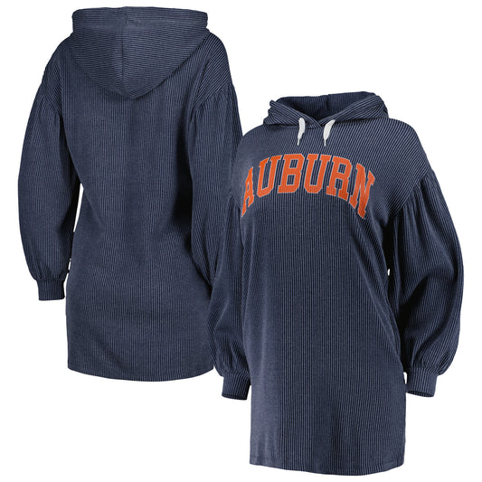 Women's Gameday Couture Navy Auburn Tigers Game Winner Vintage Wash Tri-Blend Dress