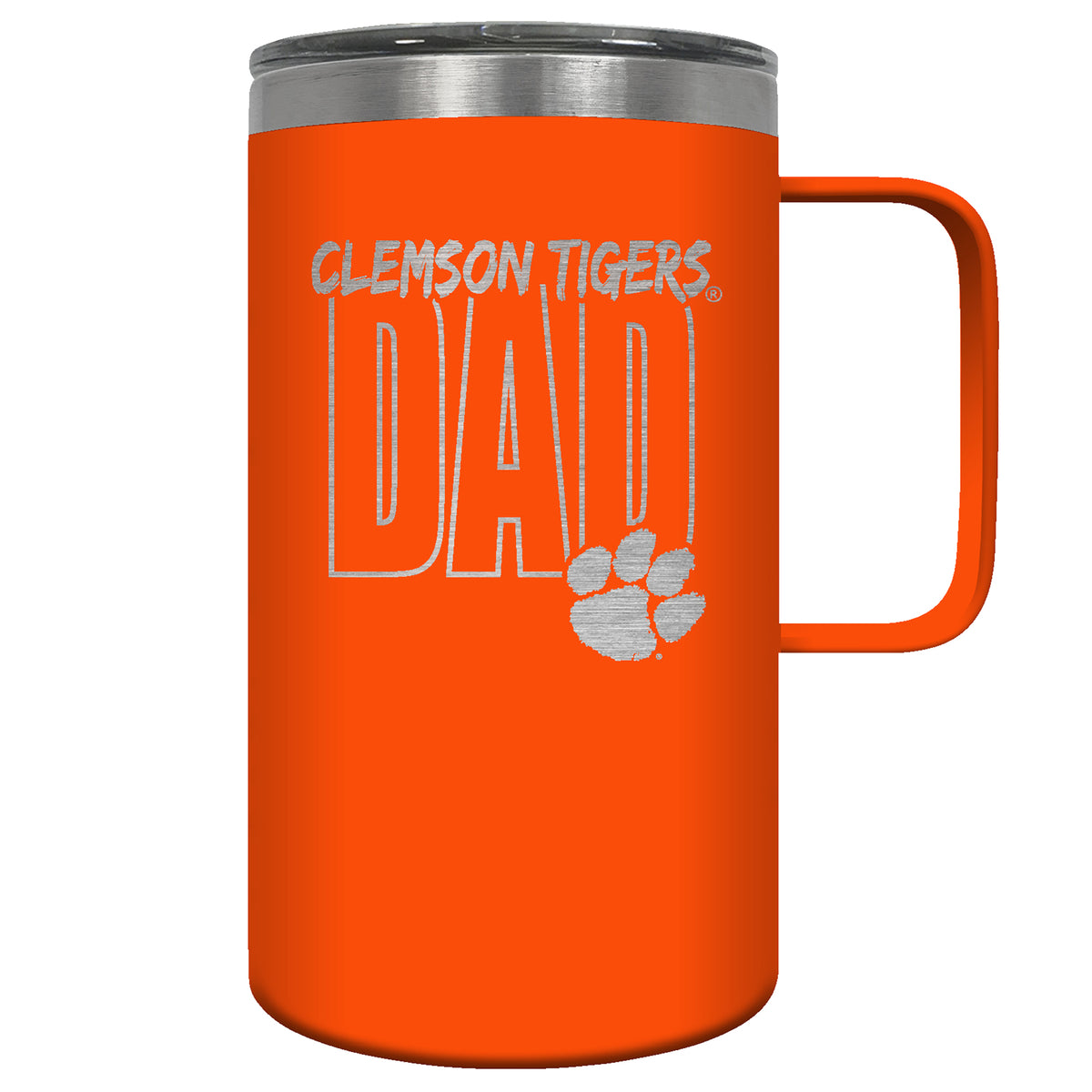 Clemson Tigers Dad 18oz. Hustle Travel Mug