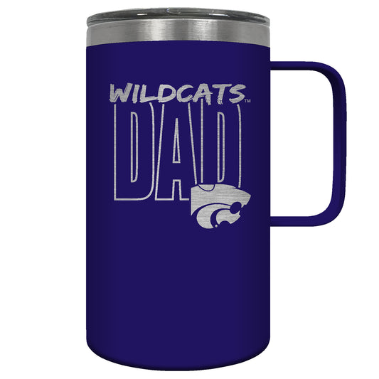Kansas State Wildcats Dad 18oz. Hustle Travel Mug