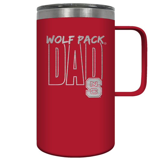 NC State Wolfpack Dad 18oz. Hustle Travel Mug