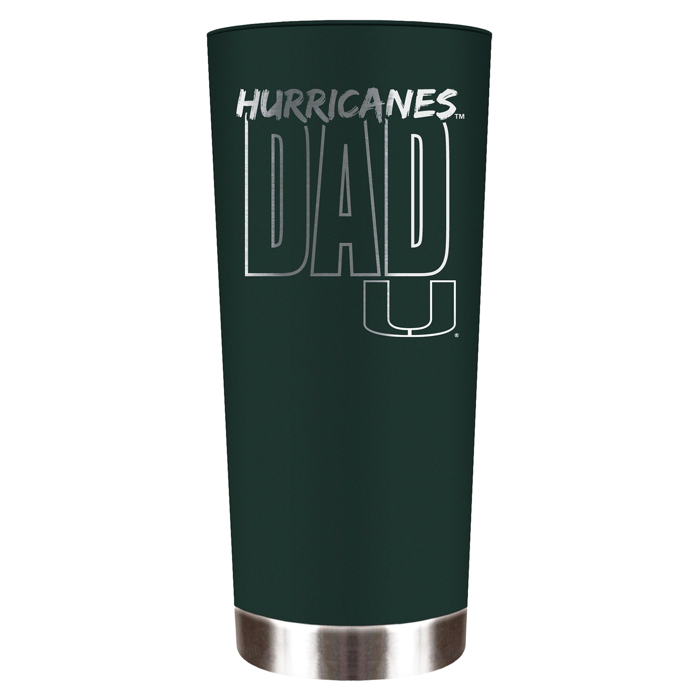 Miami Hurricanes Dad 18oz. Roadie Tumbler