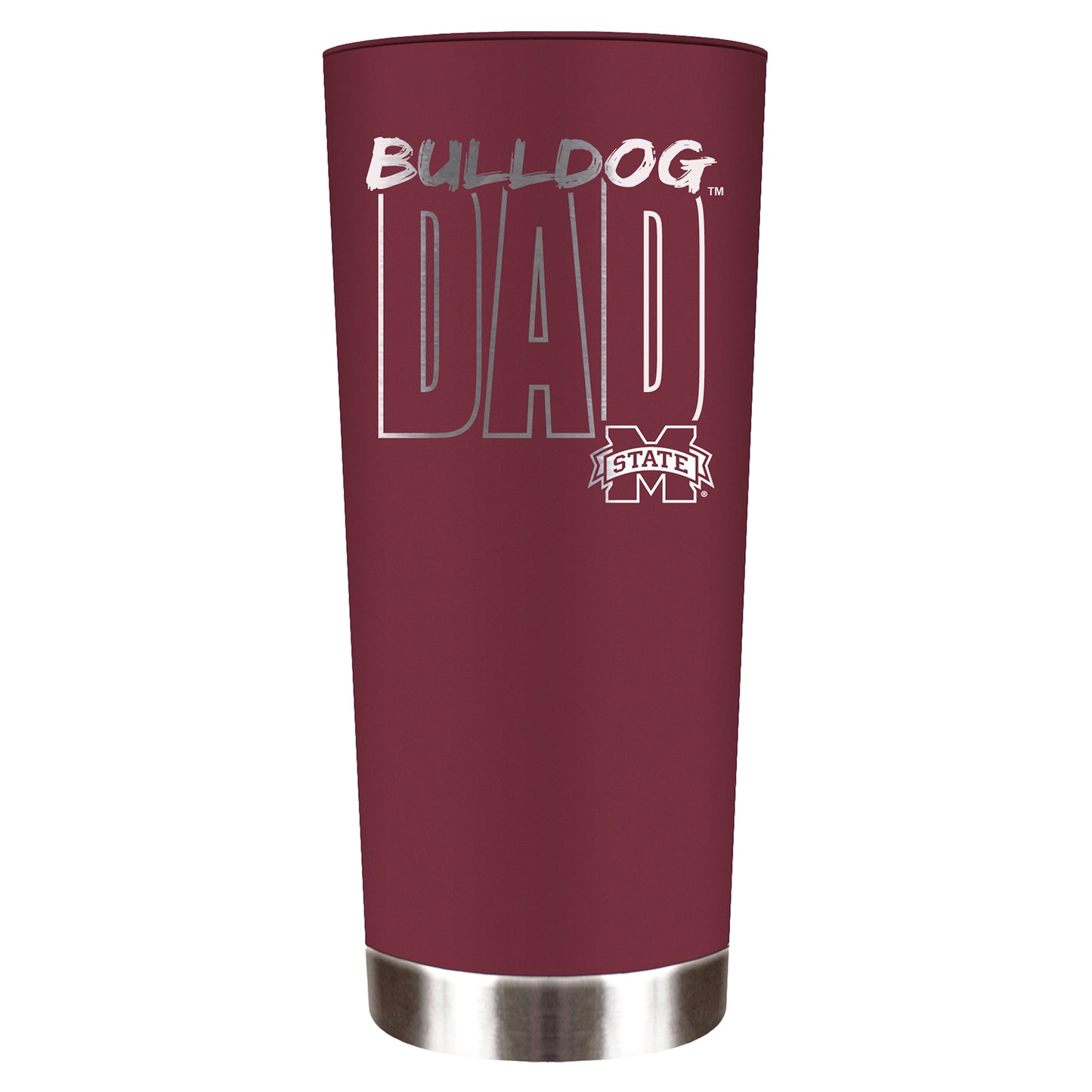 Mississippi State Bulldogs Dad 18oz. Roadie Tumbler