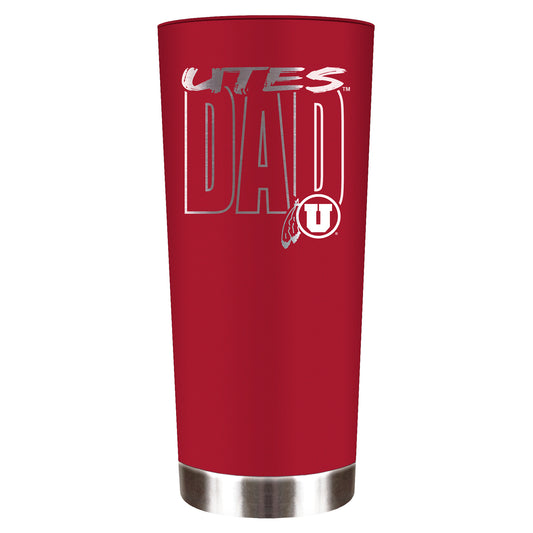 Utah Utes Dad 18oz. Roadie Tumbler