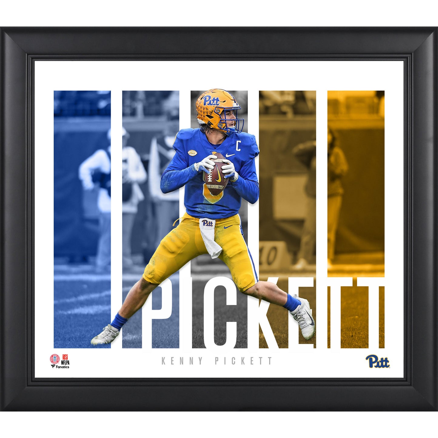 Kenny Pickett Pitt Panthers Framed 15" x 17" Player Panel Collage