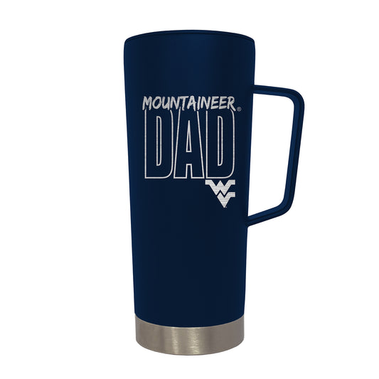 West Virginia Mountaineers Dad 18oz. Roadie Tumbler with Handle