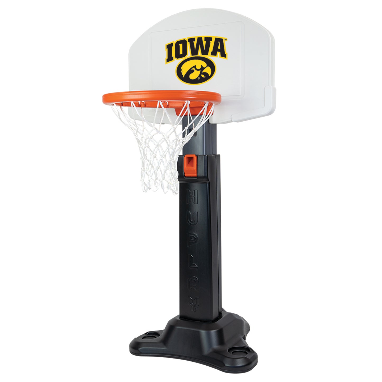 Iowa Hawkeyes Rookie Adjustable Basketball Set