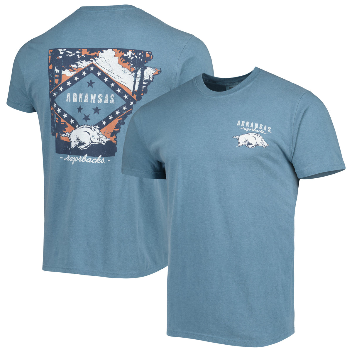 Men's Blue Arkansas Razorbacks Hyperlocal T-Shirt