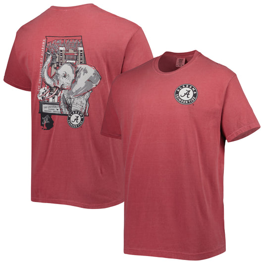 Men's Crimson Alabama Crimson Tide Hyperlocal Elephant T-Shirt