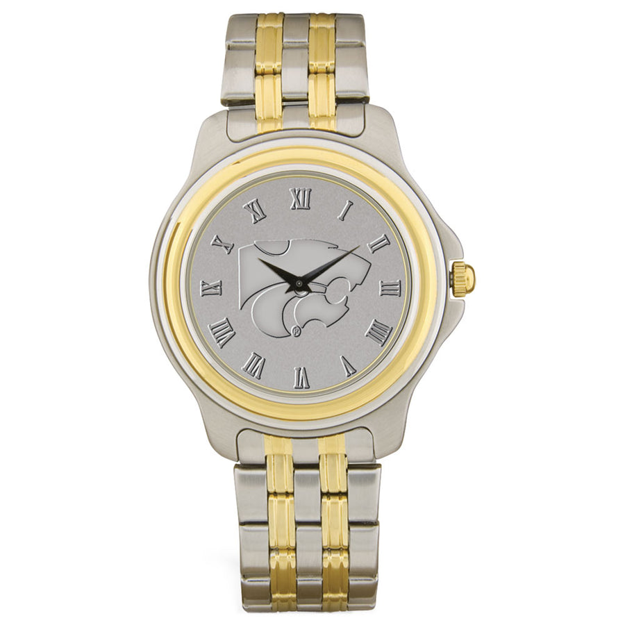 Kansas State Wildcats Personalized Two-Tone Wristwatch