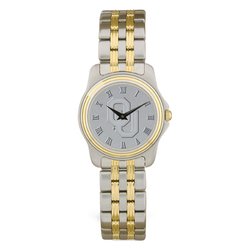 Women's Oklahoma Sooners Personalized Two-Tone Wristwatch