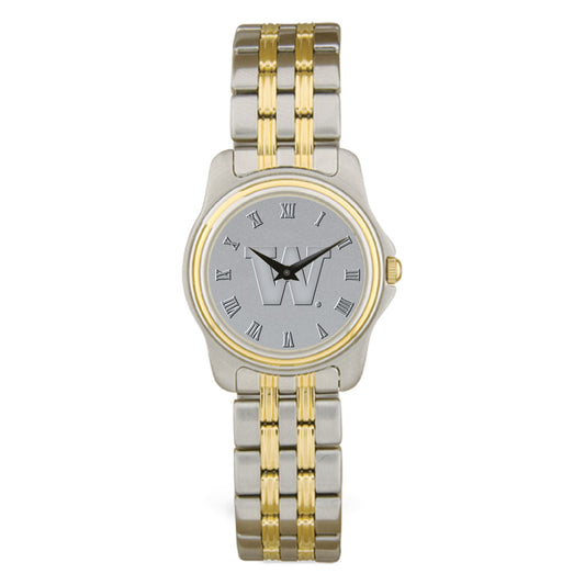 Women's Washington Huskies Personalized Two-Tone Wristwatch