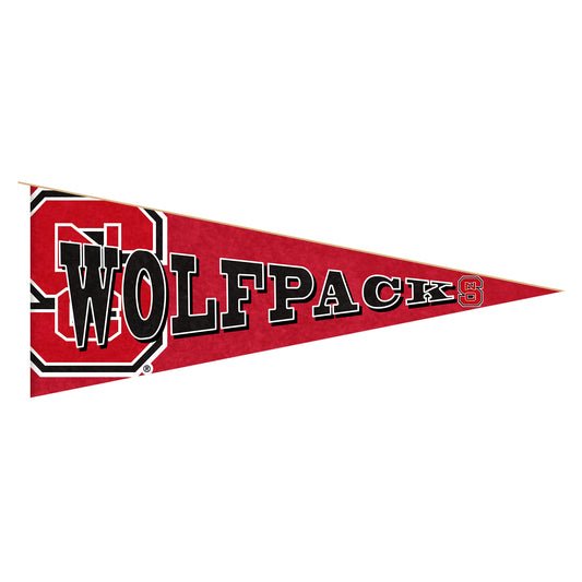 NC State Wolfpack 24'' Wood Pennant