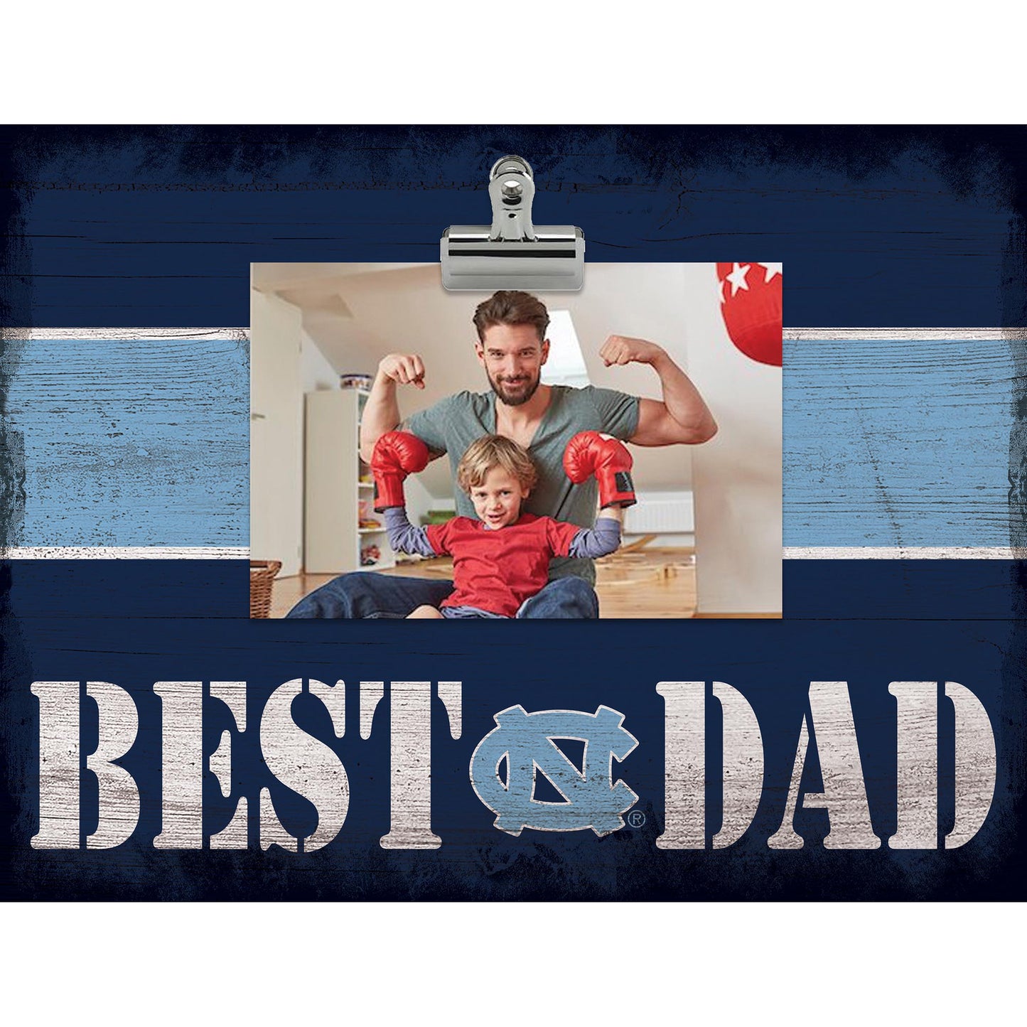 North Carolina Tar Heels 10'' x 10'' Best Dad Clip Frame