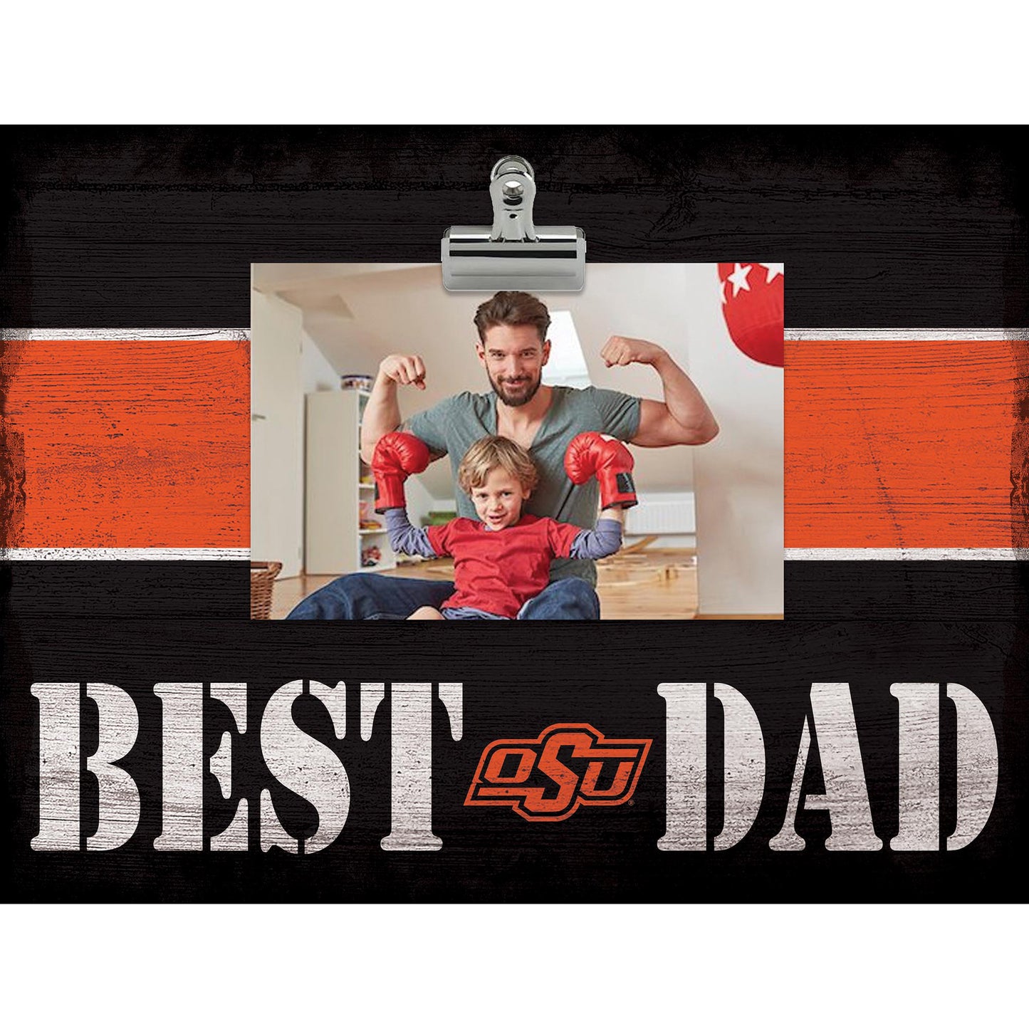 Oklahoma State Cowboys 10'' x 10'' Best Dad Clip Frame