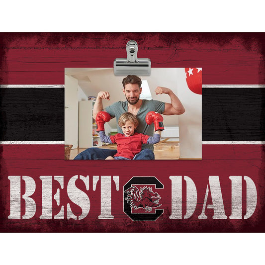 South Carolina Gamecocks 10'' x 10'' Best Dad Clip Frame