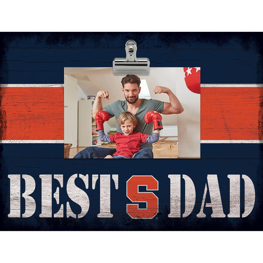 Syracuse Orange 10'' x 10'' Best Dad Clip Frame