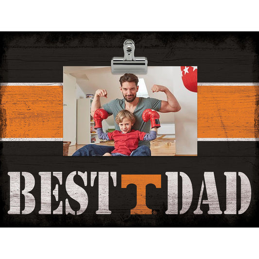 Tennessee Volunteers 10'' x 10'' Best Dad Clip Frame