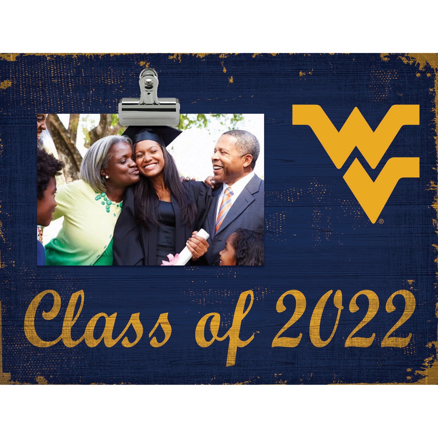 West Virginia Mountaineers 10'' x 10'' Class Of 2022 Clip Frame