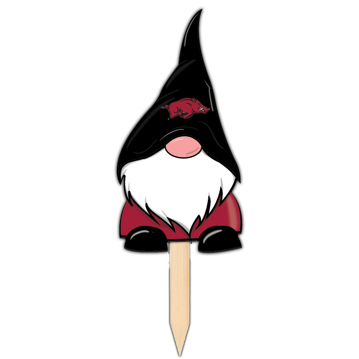 Arkansas Razorbacks Gnome Yard Stake