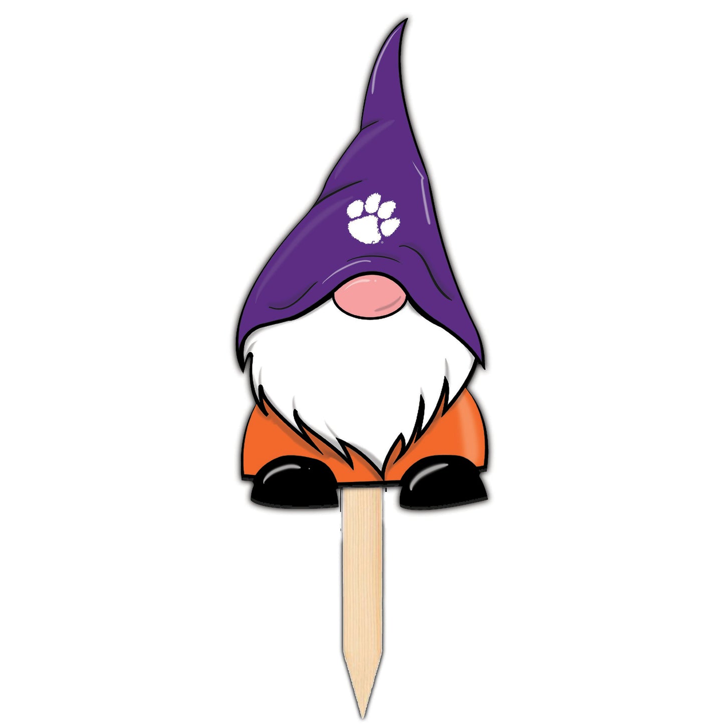 Clemson Tigers Gnome Yard Stake