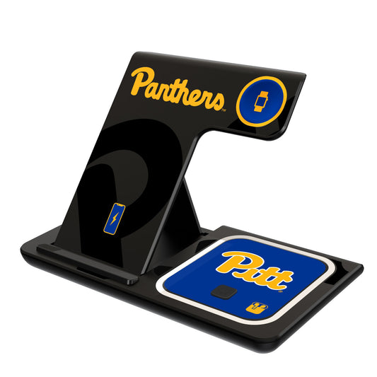 Keyscaper Pitt Panthers 3-In-1 Wireless Charger