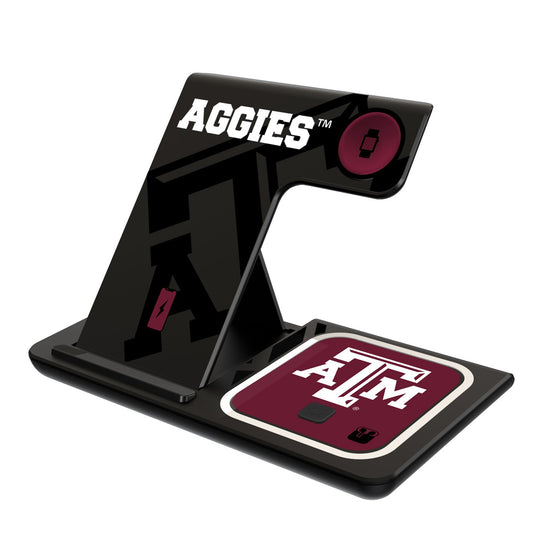 Keyscaper Texas A&M Aggies 3-In-1 Wireless Charger