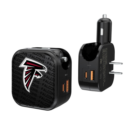 Atlanta Falcons Dual Port USB Car & Home Charger