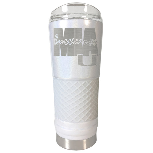 Miami Hurricanes 24oz. Draft Opal Tumbler