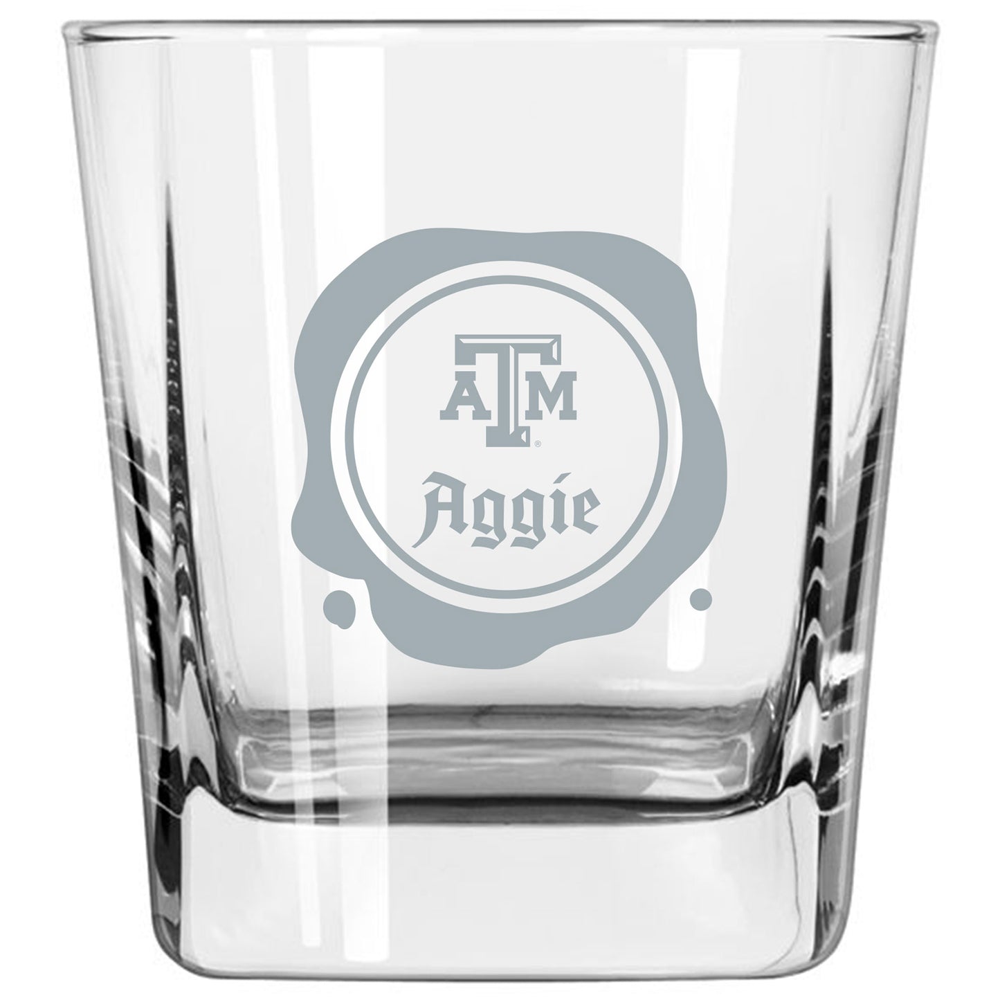 Texas A&M Aggies 14oz. Frost Stamp Old Fashioned Glass