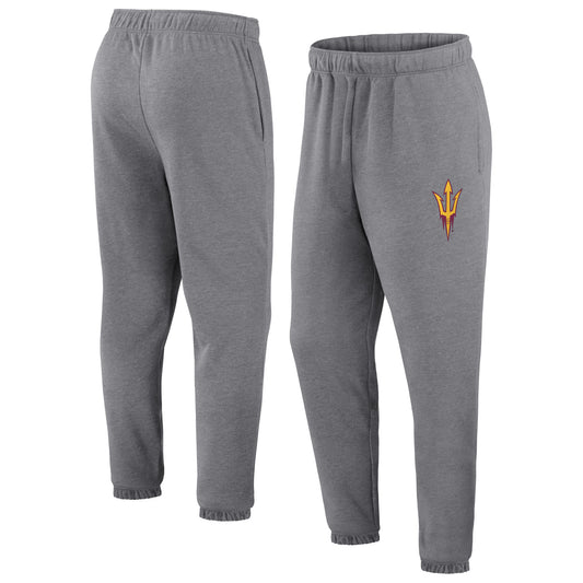 Men's Heather Gray Arizona State Sun Devils Primary Pocket Jogger Pants