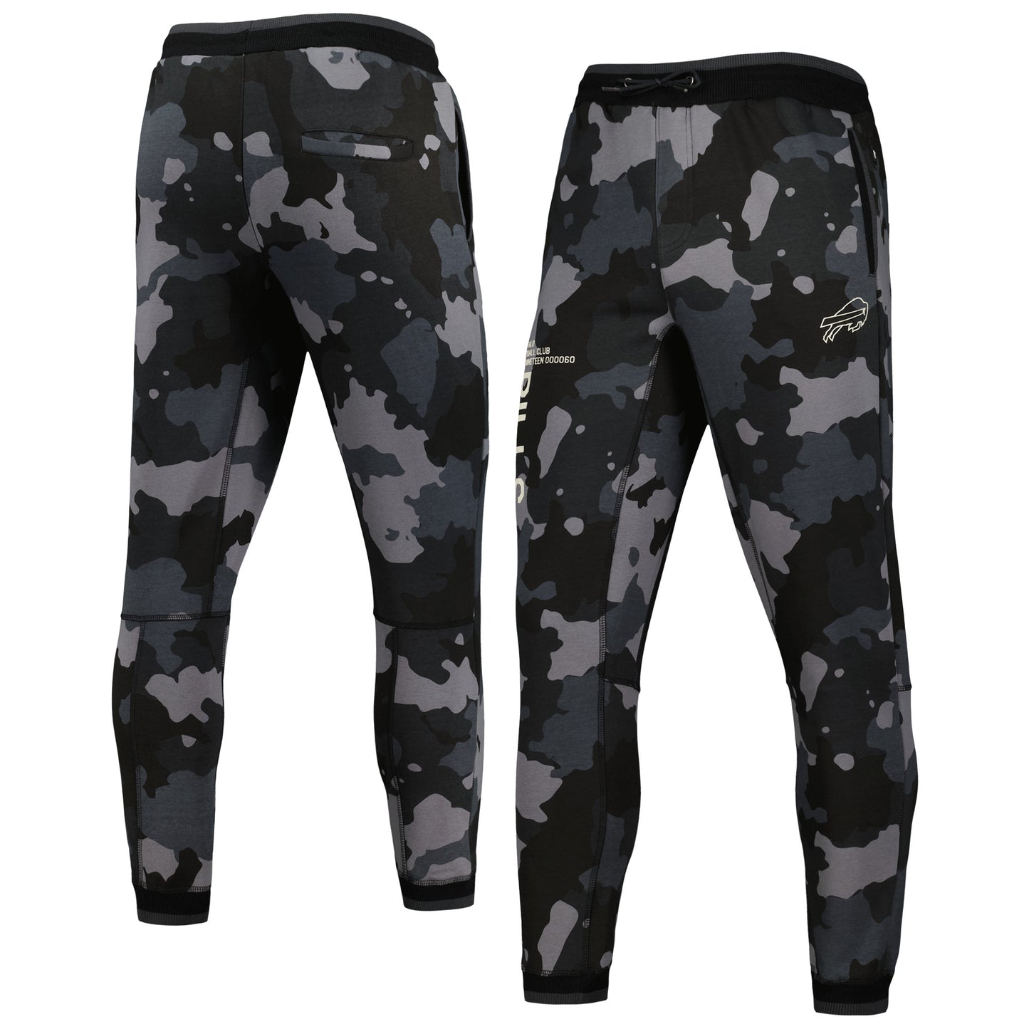 Unisex The Wild Collective Black Buffalo Bills Camo Jogger Pants