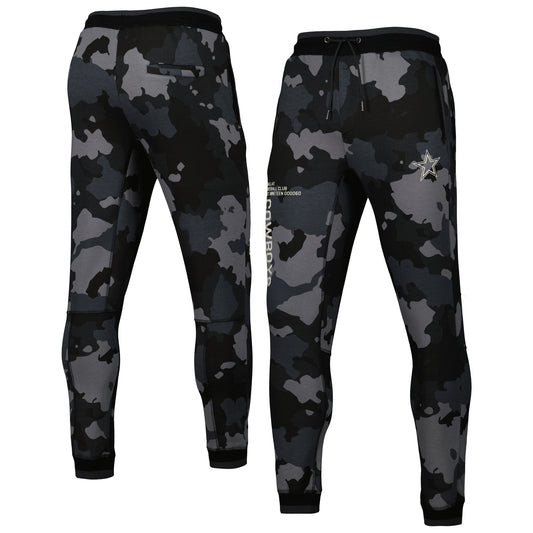 Unisex The Wild Collective Black Dallas Cowboys Camo Jogger Pants