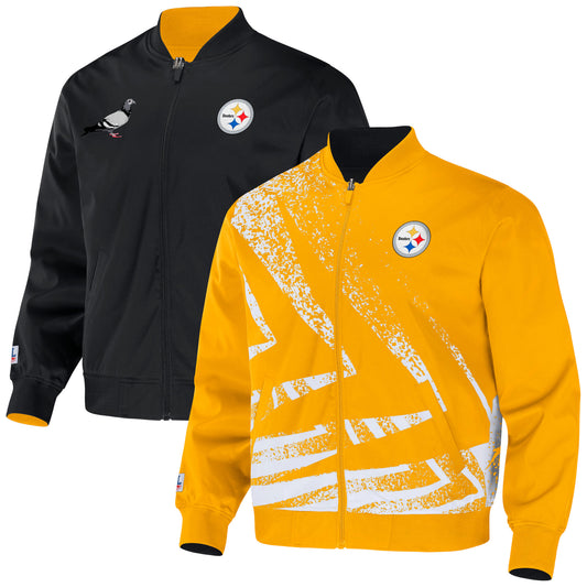 Men's NFL x Staple Gold Pittsburgh Steelers Reversible Core Jacket