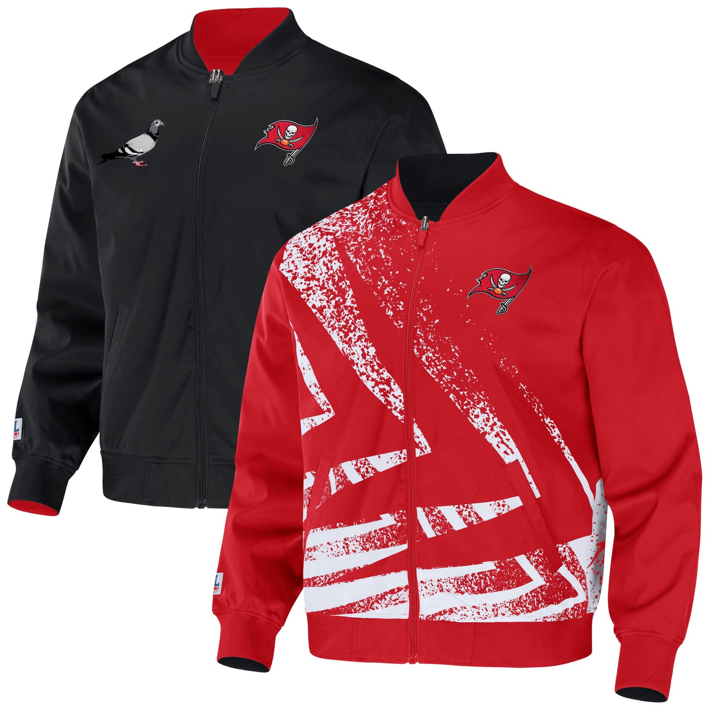 Men's NFL x Staple Red Tampa Bay Buccaneers Reversible Core Jacket