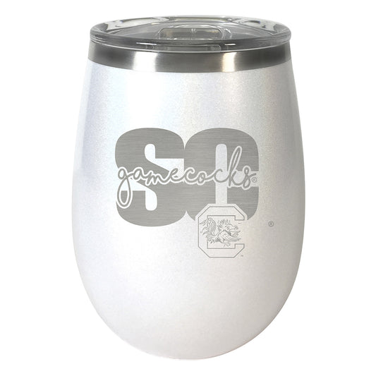 South Carolina Gamecocks 10oz. Opal Wine Tumbler