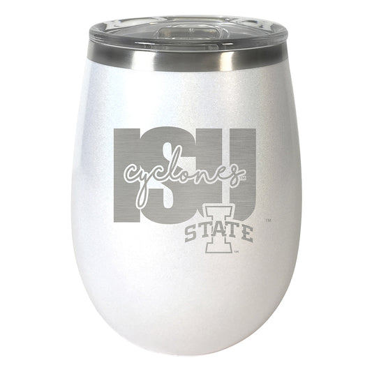 Iowa State Cyclones 10oz. Opal Wine Tumbler