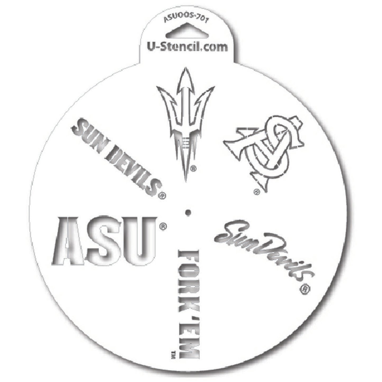 Arizona State Sun Devils Fanatic Stencil Wheel