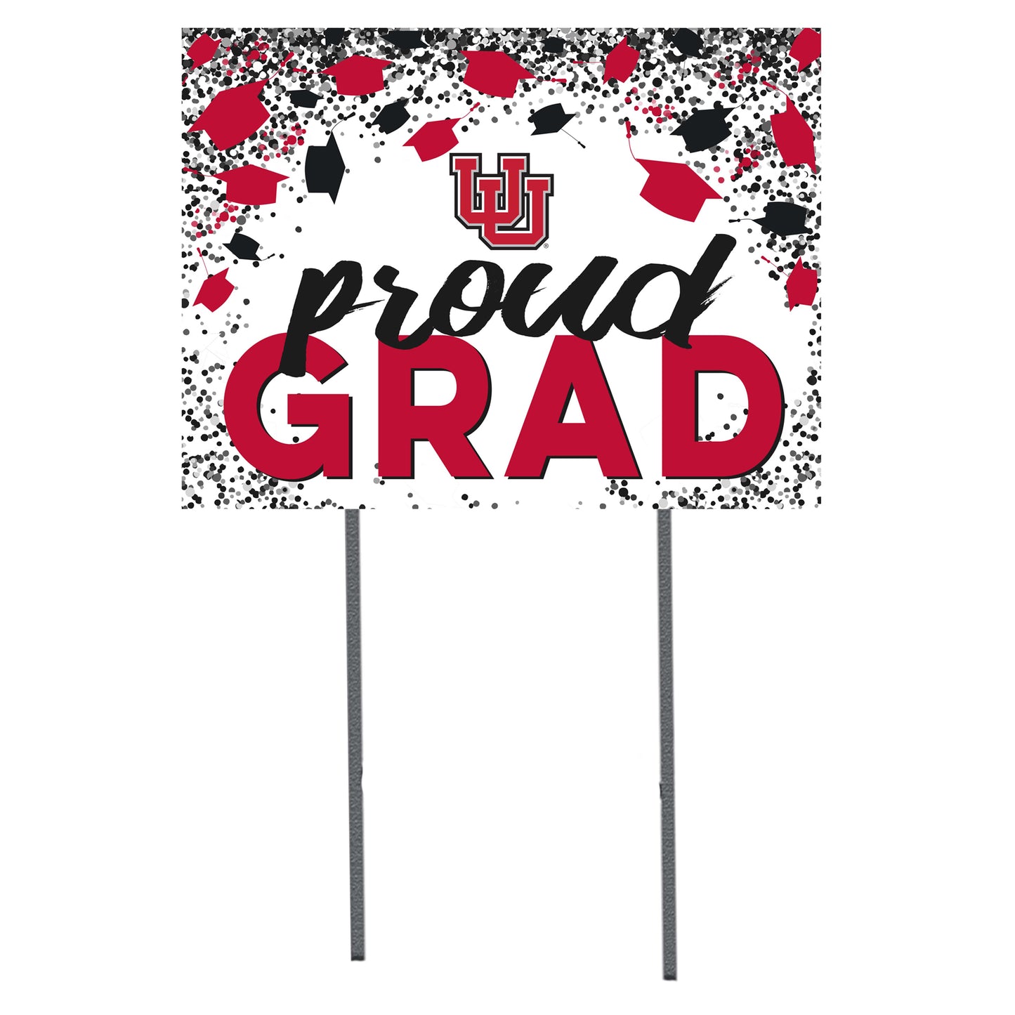 Utah Utes 18'' x 24'' Grad Yard Sign