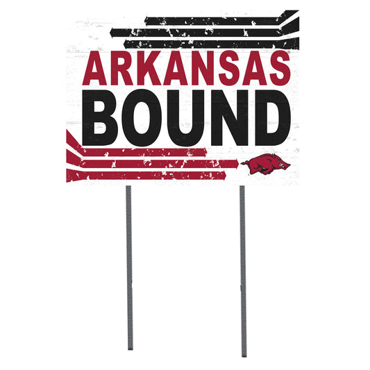 Arkansas Razorbacks 18'' x 24'' Bound Yard Sign