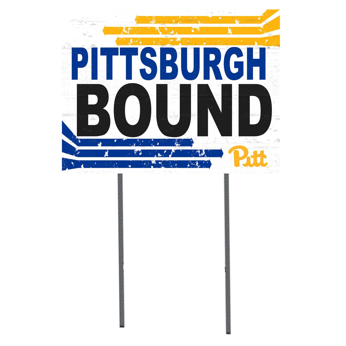 Pitt Panthers 18'' x 24'' Bound Yard Sign